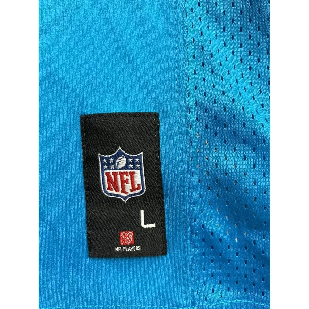 NFL‎ Team Apparel Cam Newton Carolina Panthers Jersey Kids Large 7 Blue 1 Stains